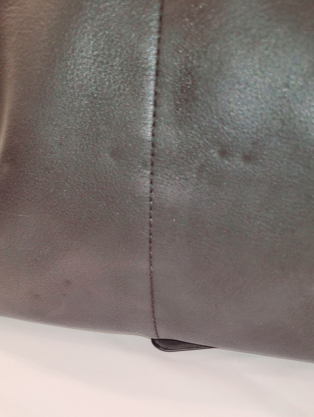 Tumi Black Leather Crossbody with Tassel Charm - Picture 5 of 9
